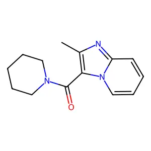 (2-Methylimidazo[1,2-a]pyridin-3-yl)-piperidin-1-ylmethanone structure