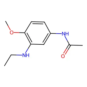 N-[3-(乙氨基)-4-甲氧基苯基]乙酰胺 structure
