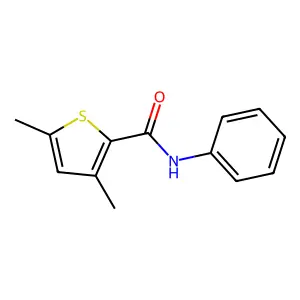 3,5-dimethyl-N-phenyl-2-thiophenecarboxamide structure