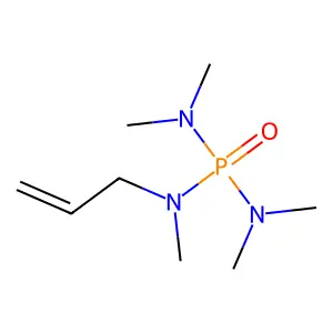 Phosphoric triamide, pentamethyl-2-propenyl- structure