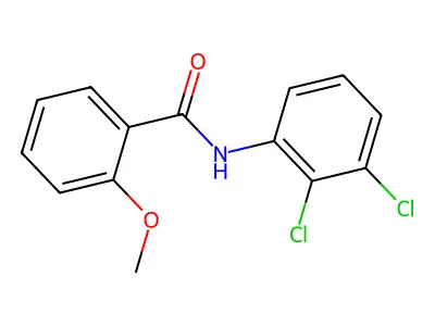 N-(2,3-dichlorophenyl)-2-methoxybenzamide structure