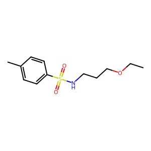 N-(3-ethoxypropyl)-4-methylbenzenesulfonamide structure