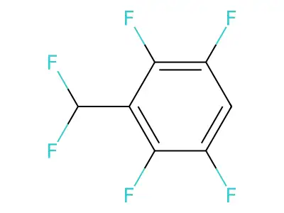 3-(Difluoromethyl)-1,2,4,5-tetrafluorobenzene structure