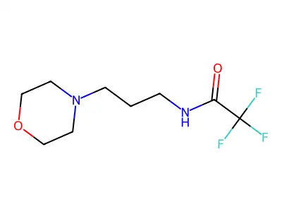 2,2,2-Trifluoro-N-(3-morpholin-4-yl-propyl)-acetamide structure