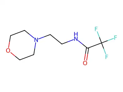 2,2,2-trifluoro-N-(2-morpholin-4-ylethyl)acetamide structure
