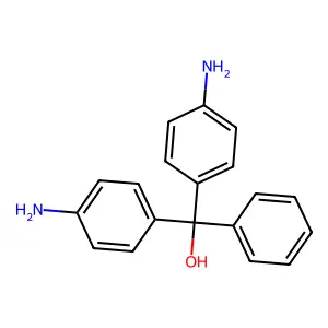 4,4'-二氨基三苯甲醇 structure