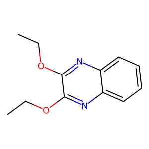 2,3-Diethoxyquinoxaline structure