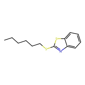 Benzothiazole, 2-(hexylthio)- structure