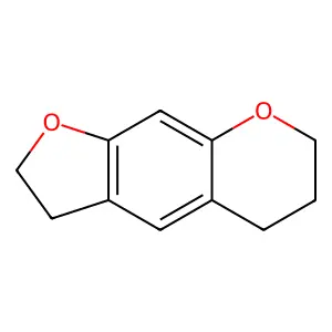 5H-Furo[3,2-g][1]benzopyran, 2,3,6,7-tetrahydro- structure