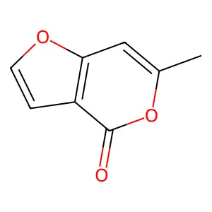 6-methyl-4H-furo[3,2-c]pyran-4-one structure