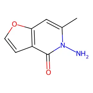 5-amino-6-methylfuro[3,2-c]pyridin-4(5H)-one structure