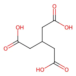 3-(羧甲基)戊二酸 structure