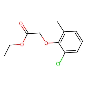 Ethyl 2-(2-chloro-6-methylphenoxy)acetate structure