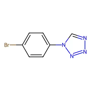 1-(4-bromophenyl)-1H-tetrazole structure