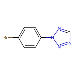 2H-Tetrazole, 2-(4-bromophenyl)- structure