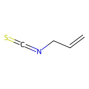 异硫氰酸烯丙酯 structure