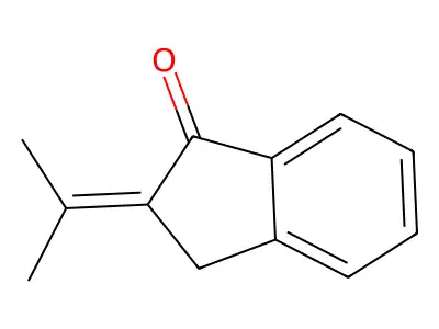 2-Isopropylidene-1-indanone structure