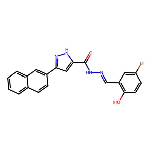 Chemical Compound (C21H15BrN4O2) structure