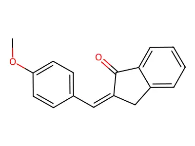 2-(4-Methoxybenzylidene)indan-1-one structure