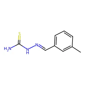 [(3-Methylphenyl)methylideneamino]thiourea structure