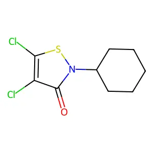 4,5-Dichloro-2-cyclohexyl-4-isothiazolin-3-one structure