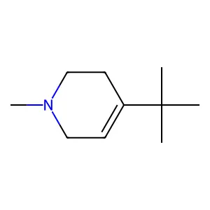 1-Methyl-4-tert-butyl-delta3-piperideine structure
