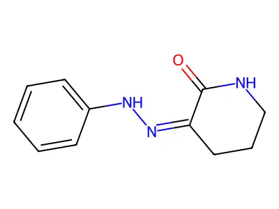 3-(2-Phenylhydrazinylidene)piperidin-2-one structure