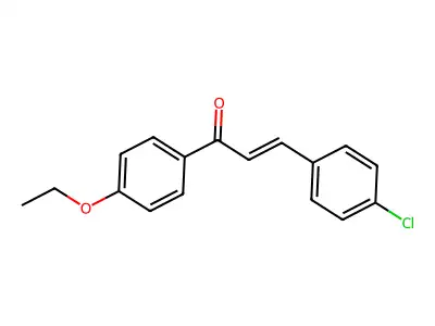 3-(4-Chlorophenyl)-1-(4-ethoxyphenyl)prop-2-en-1-one structure