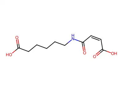 N-(5-Carboxypentyl)maleamic acid structure