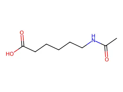 6-乙酰氨基己酸 structure
