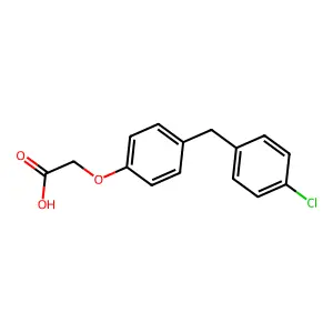 2-(4-(4-氯苄基)苯氧基)乙酸 structure