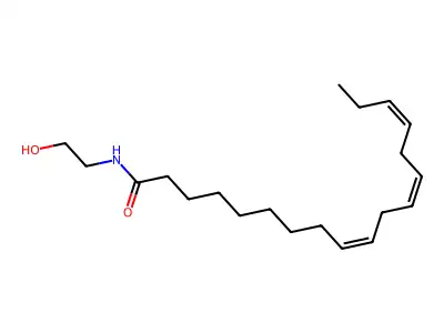 alpha-Linolenoyl Ethanolamide structure