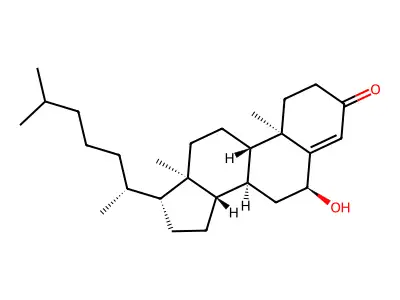 4-Cholesten-6-ol-3-one structure