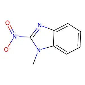 1-Methyl-2-nitro-1H-benzimidazole structure