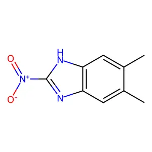 5,6-Dimethyl-2-nitro-1H-benzimidazole structure