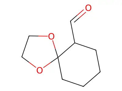 1,4-Dioxa-spiro[4.5]decane-6-carbaldehyde structure