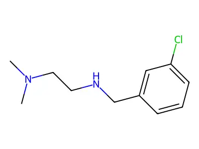 [(3-Chlorophenyl)methyl][2-(dimethylamino)ethyl]amine structure