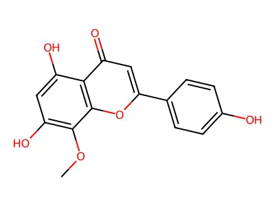 4'-Hydroxywogonin structure