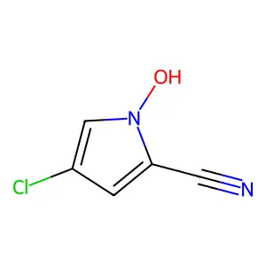 4-氯-1-羟基吡咯-2-甲腈 structure