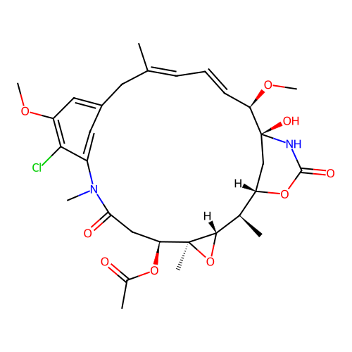Maytanacine structure