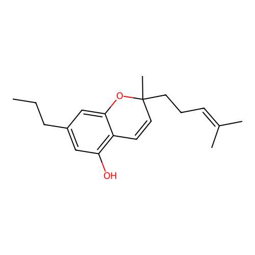 Cannabichromevarin structure