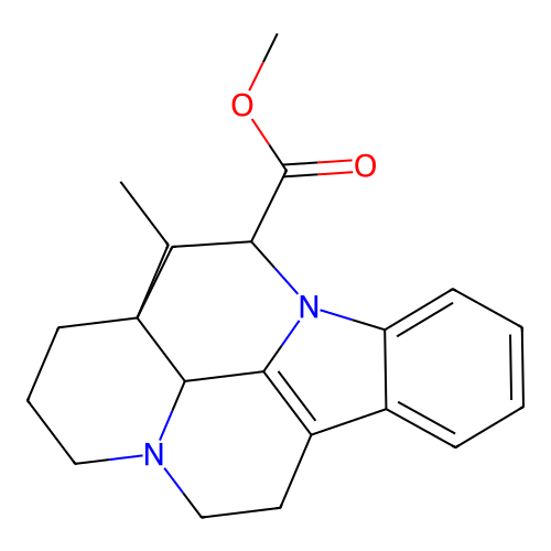 Vincamine, deoxy- structure