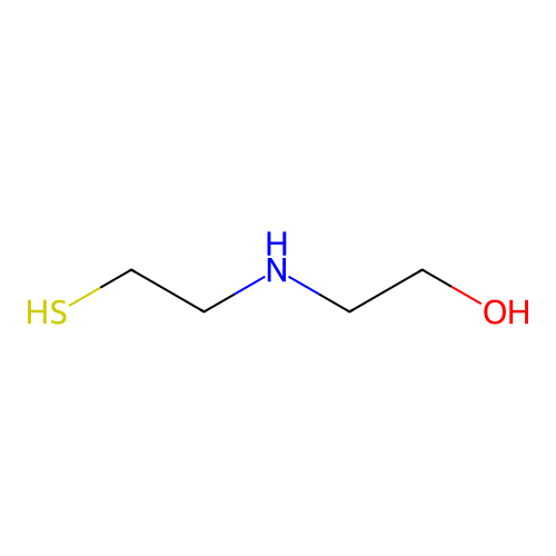 2-(2-Sulfanylethylamino)ethanol structure