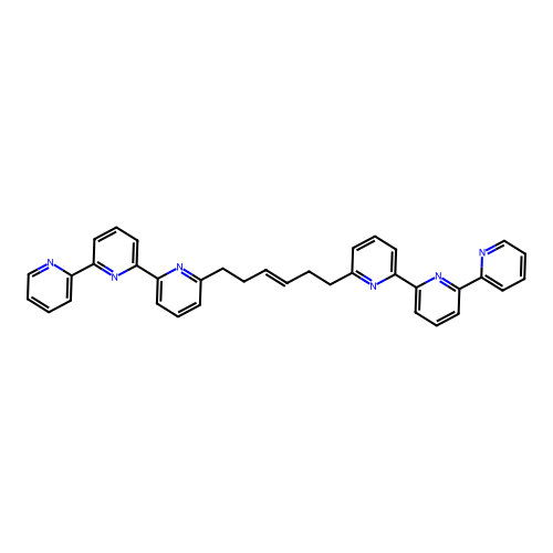 2,2':6',2''-Terpyridine, 6,6'''-(3-hexene-1,6-diyl)bis- structure