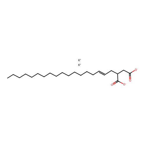 Dipotassium octadec-2-enylsuccinate structure