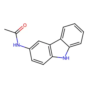 3-Acetylaminocarbazole structure