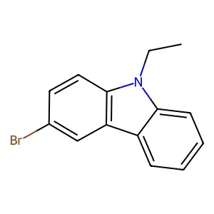 3-Bromo-9-ethylcarbazole structure