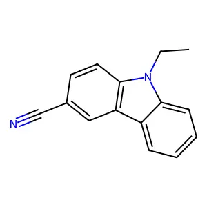 9-ethyl-9H-carbazole-3-carbonitrile structure