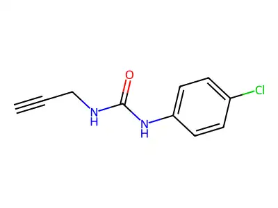 Urea, 1-(p-chlorophenyl)-3-(2-propynyl)- structure