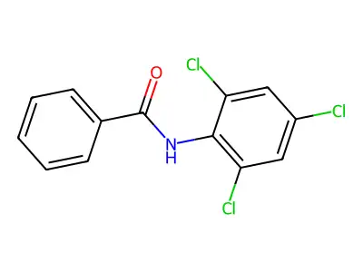 2',4',6'-Trichlorobenzanilide structure